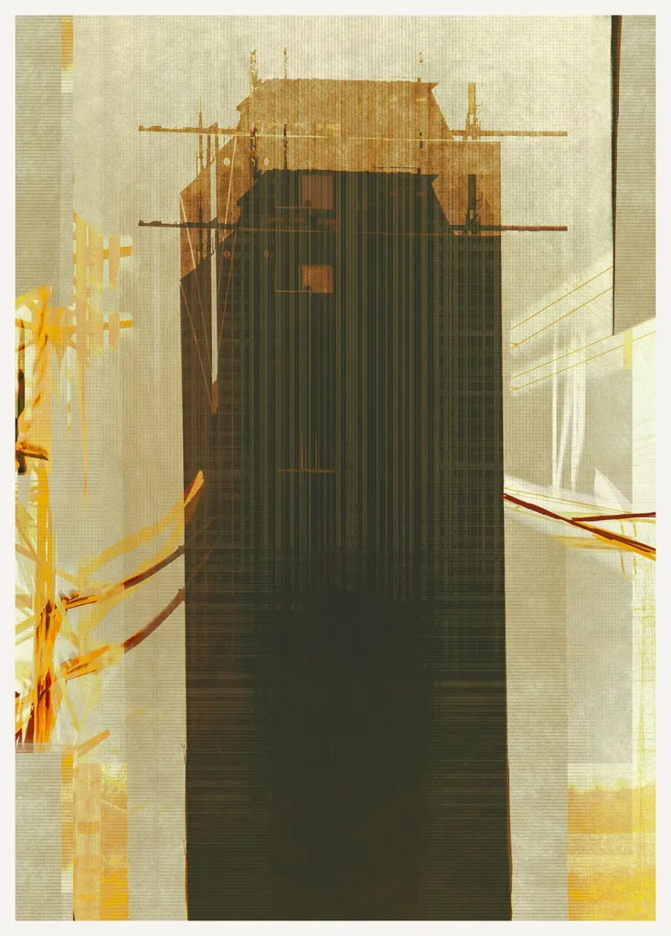 Tower 1.0 (54 x 74 cm) © Sander Steins