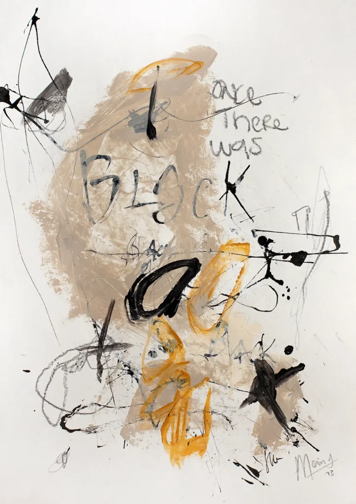 Once There Was Black (20 x 30 cm) © Sander Steins