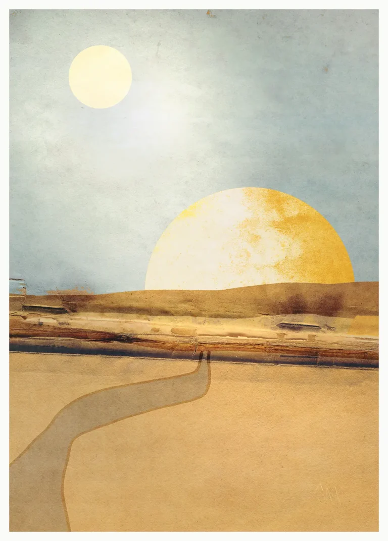 When Sun And Moon Unite (54 x 74 cm) © Sander Steins