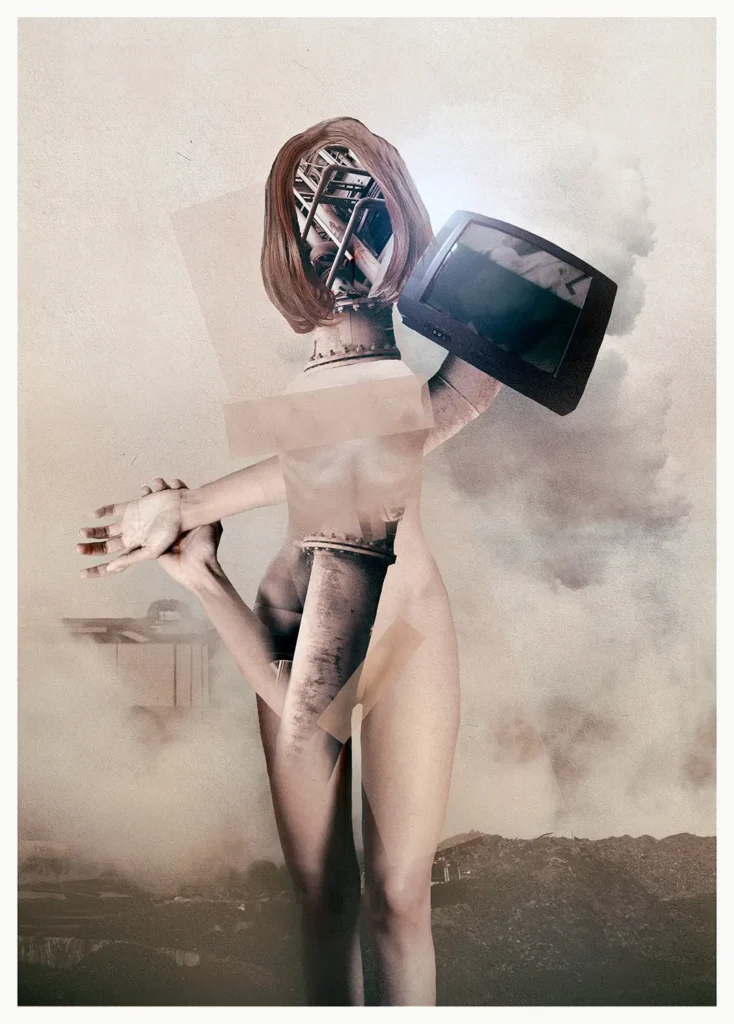 Me And My TV (54 x 74 cm) © Sander Steins