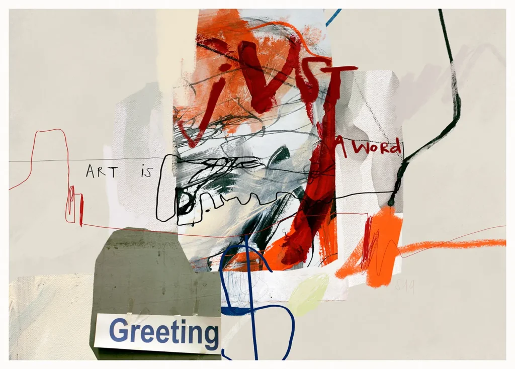 Word (104 x 74 cm) © Sander Steins