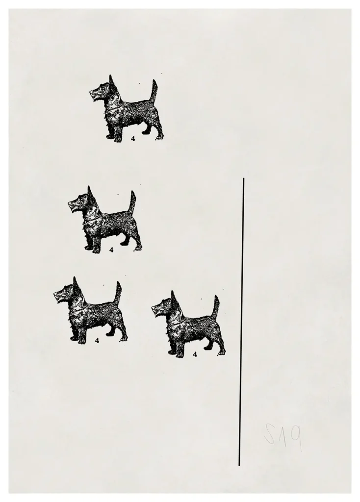 4 Dogs (54 x 74 cm) © Sander Steins