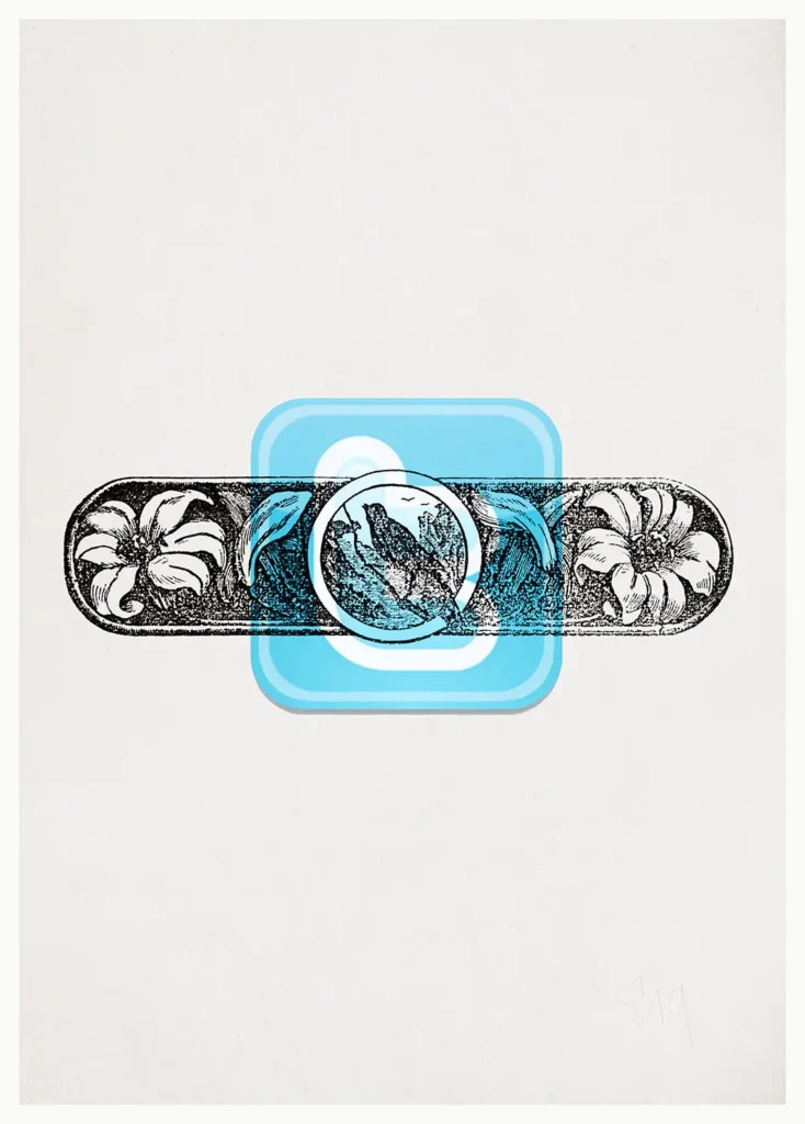 140 Characters (54 x 74 cm) © Sander Steins