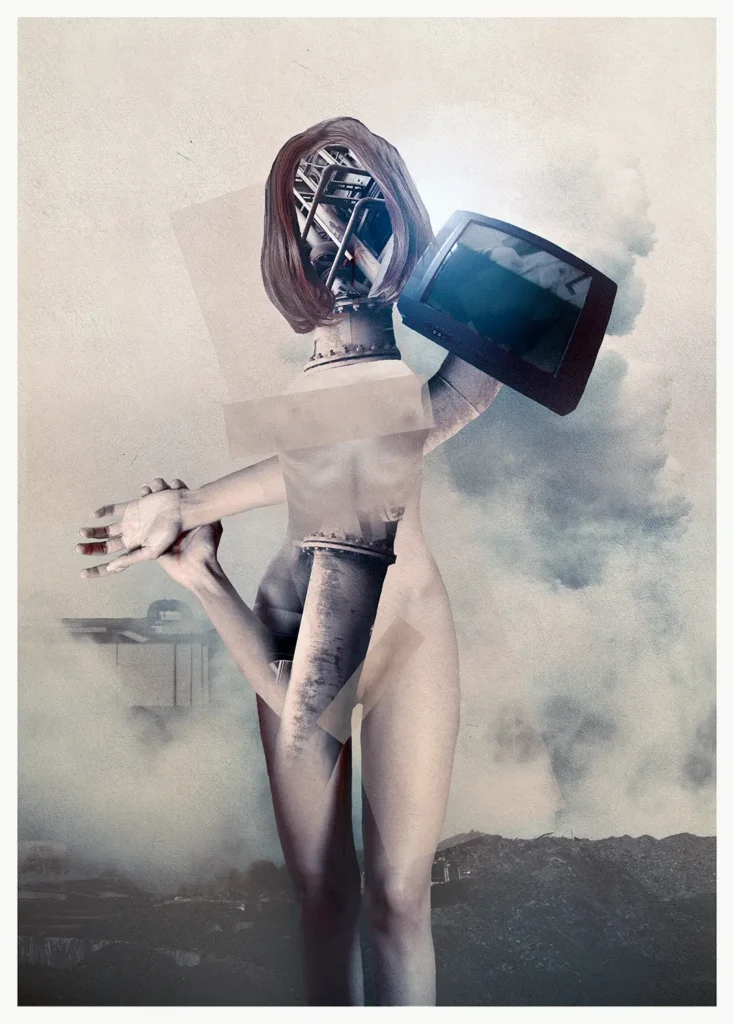 Me And My TV 2008 (54 x 74 cm) © Sander Steins